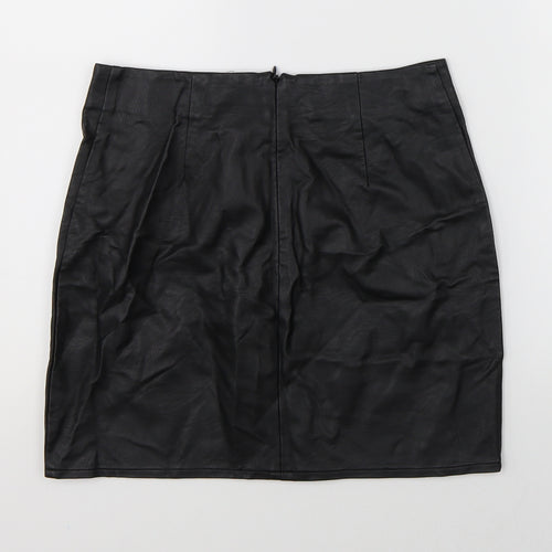 Oasis Womens Black   A-Line Skirt Size 8
