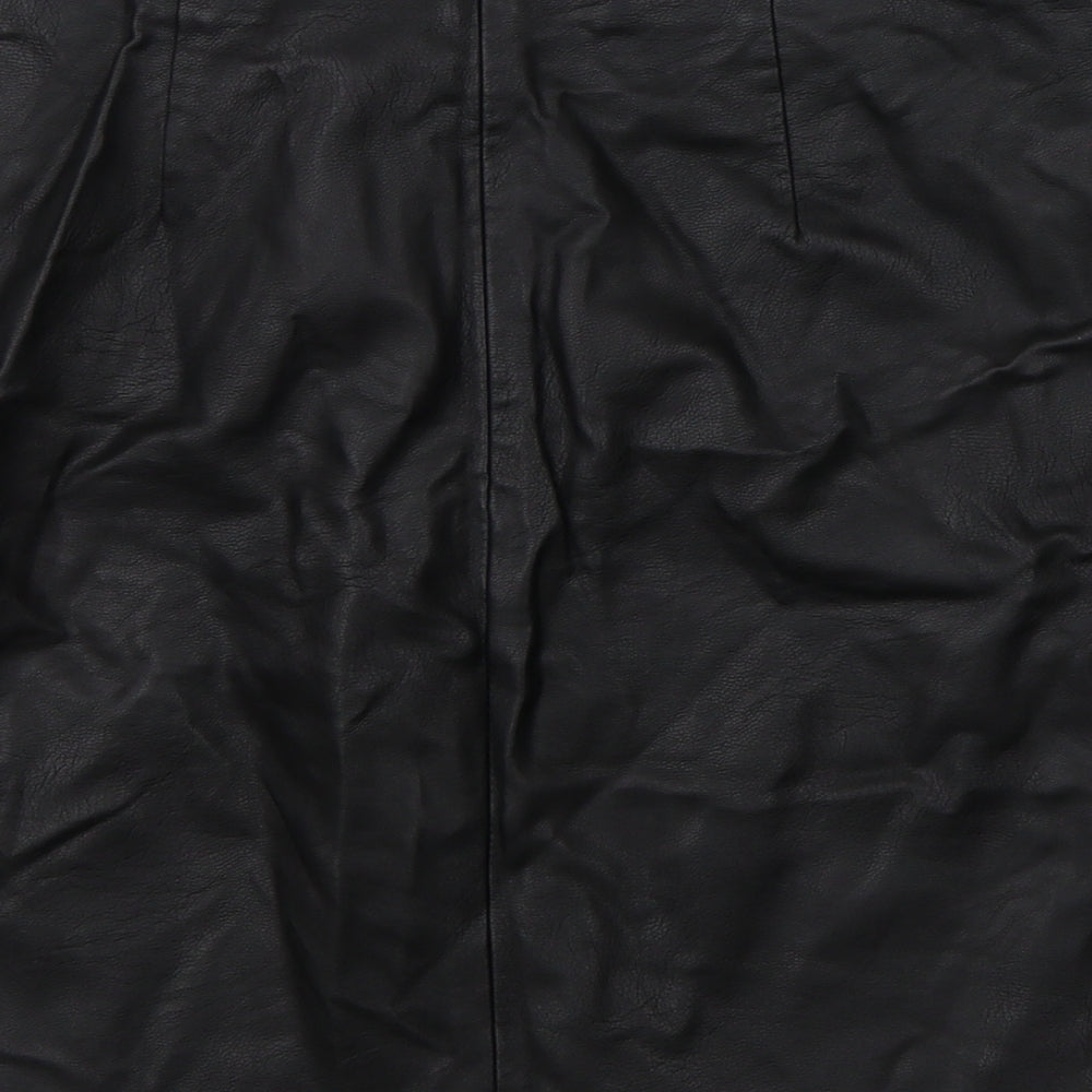 Oasis Womens Black   A-Line Skirt Size 8
