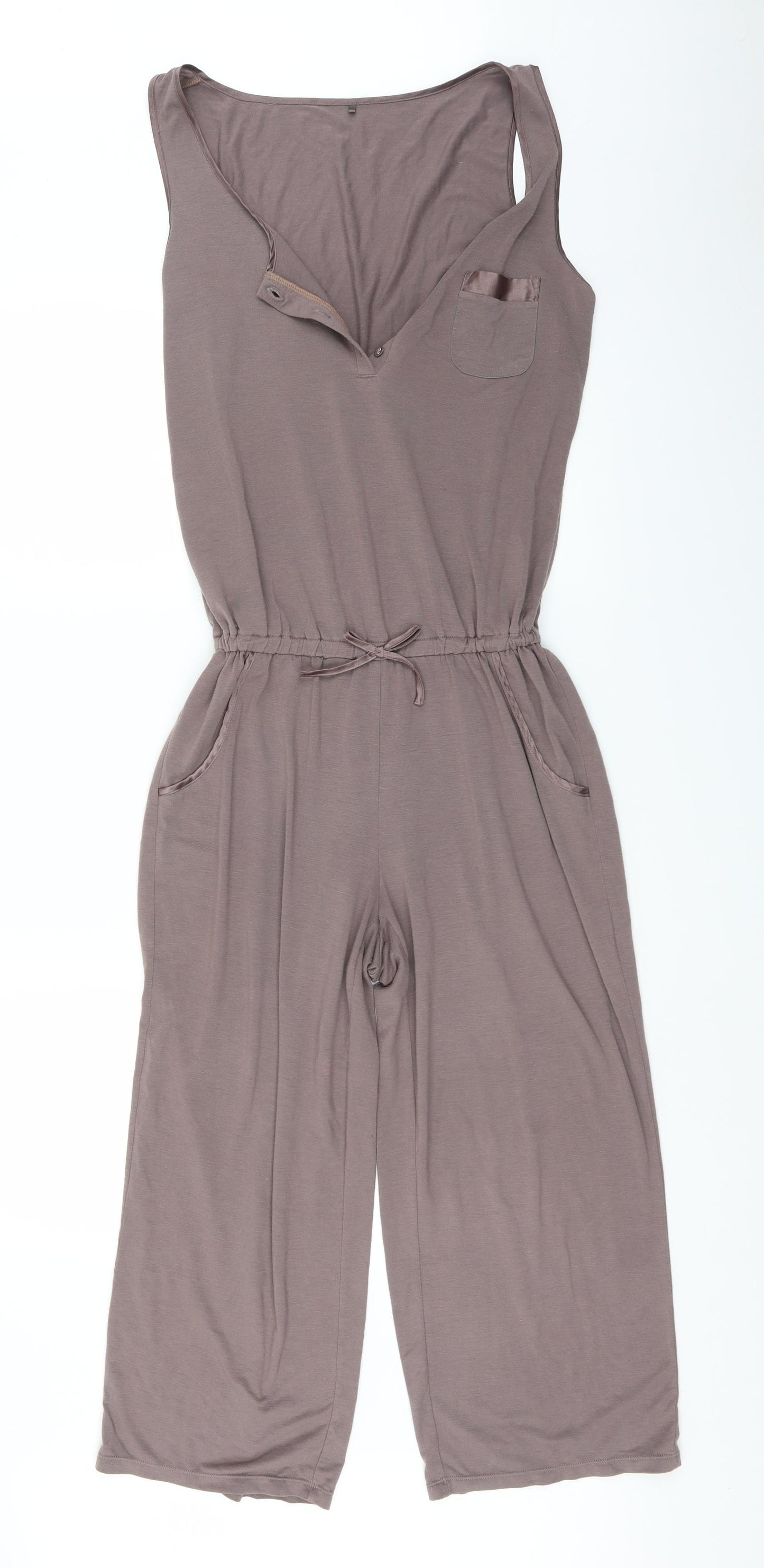 George Womens Brown   Jumpsuit One-Piece Size 8 L21 in