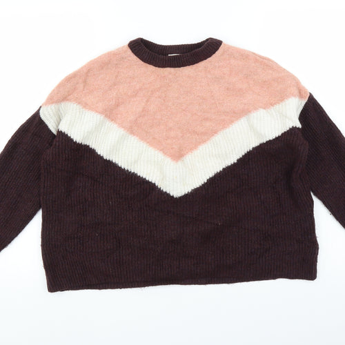 Collection Pimkie Womens Brown  Knit Pullover Jumper Size S