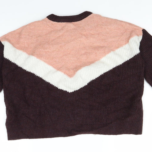 Collection Pimkie Womens Brown  Knit Pullover Jumper Size S