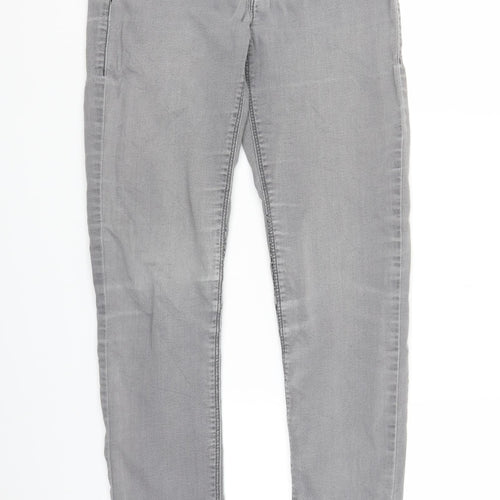DP Womens Grey  Denim Jegging Jeans Size 8 L28.5 in