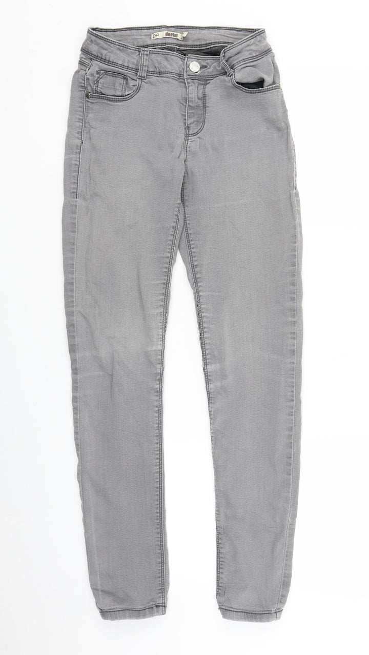 DP Womens Grey Denim Jegging Jeans Size 8 L28.5 in