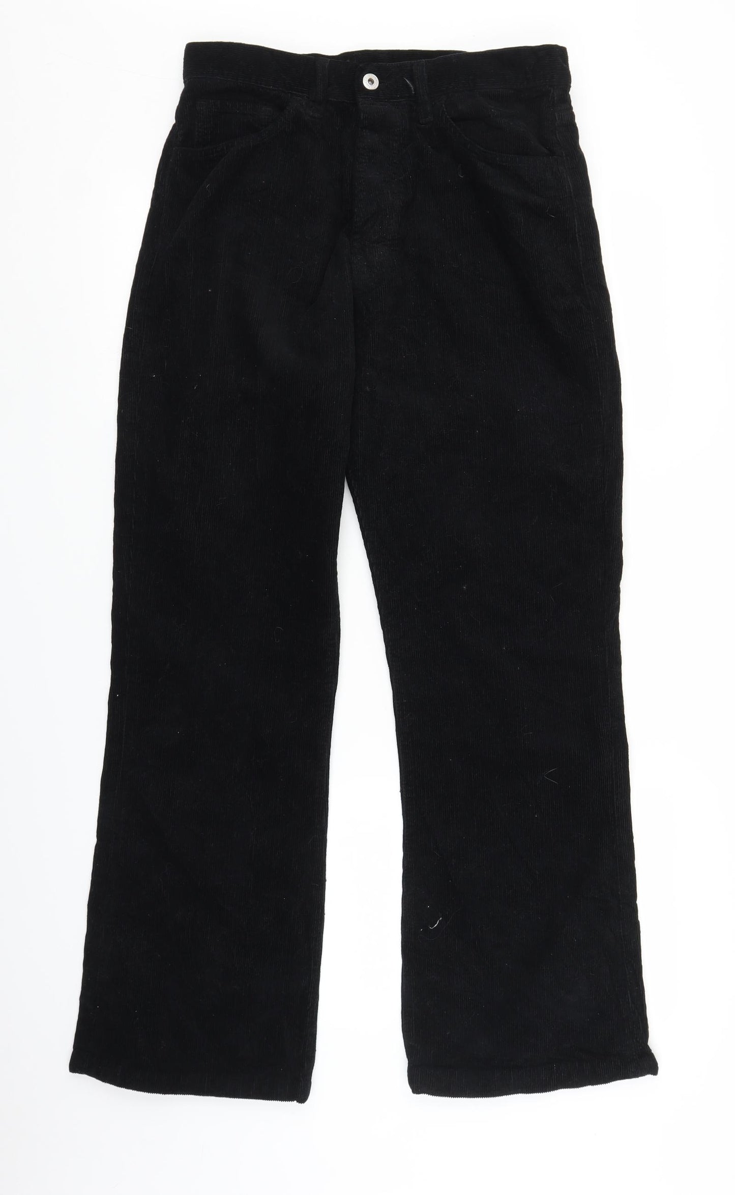 Firetrap Mens Black  Corduroy Bootcut Jeans Size 34 in L29 in