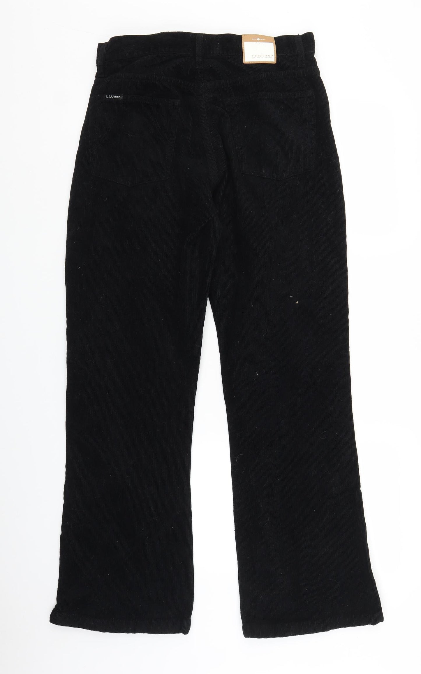Firetrap Mens Black  Corduroy Bootcut Jeans Size 34 in L29 in