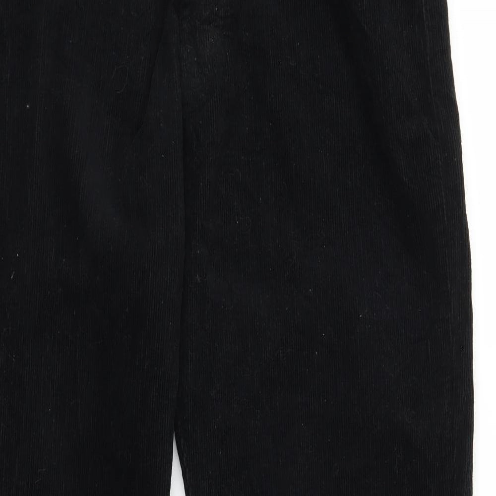 Firetrap Mens Black  Corduroy Bootcut Jeans Size 34 in L29 in