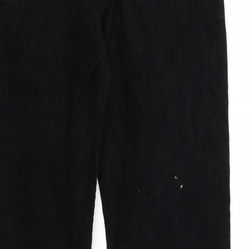 Firetrap Mens Black  Corduroy Bootcut Jeans Size 34 in L29 in