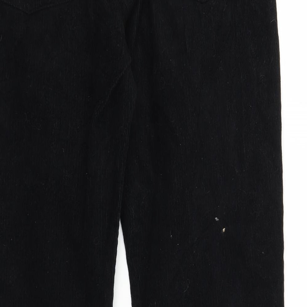 Firetrap Mens Black  Corduroy Bootcut Jeans Size 34 in L29 in