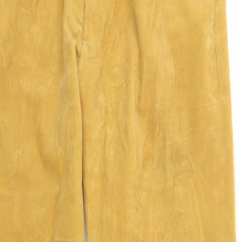 Pakeman Catto & Carter Mens Yellow  Corduroy Trousers  Size 33 in L31 in