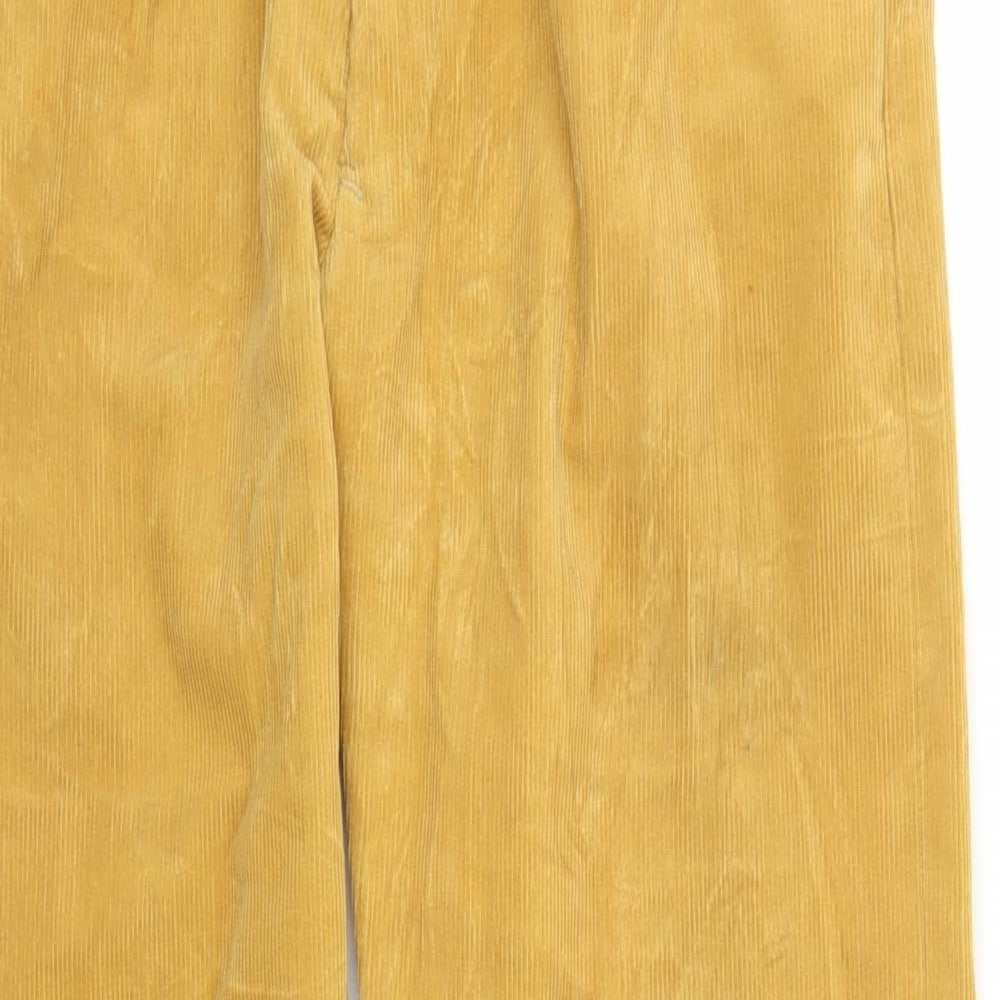 Pakeman Catto & Carter Mens Yellow  Corduroy Trousers  Size 33 in L31 in