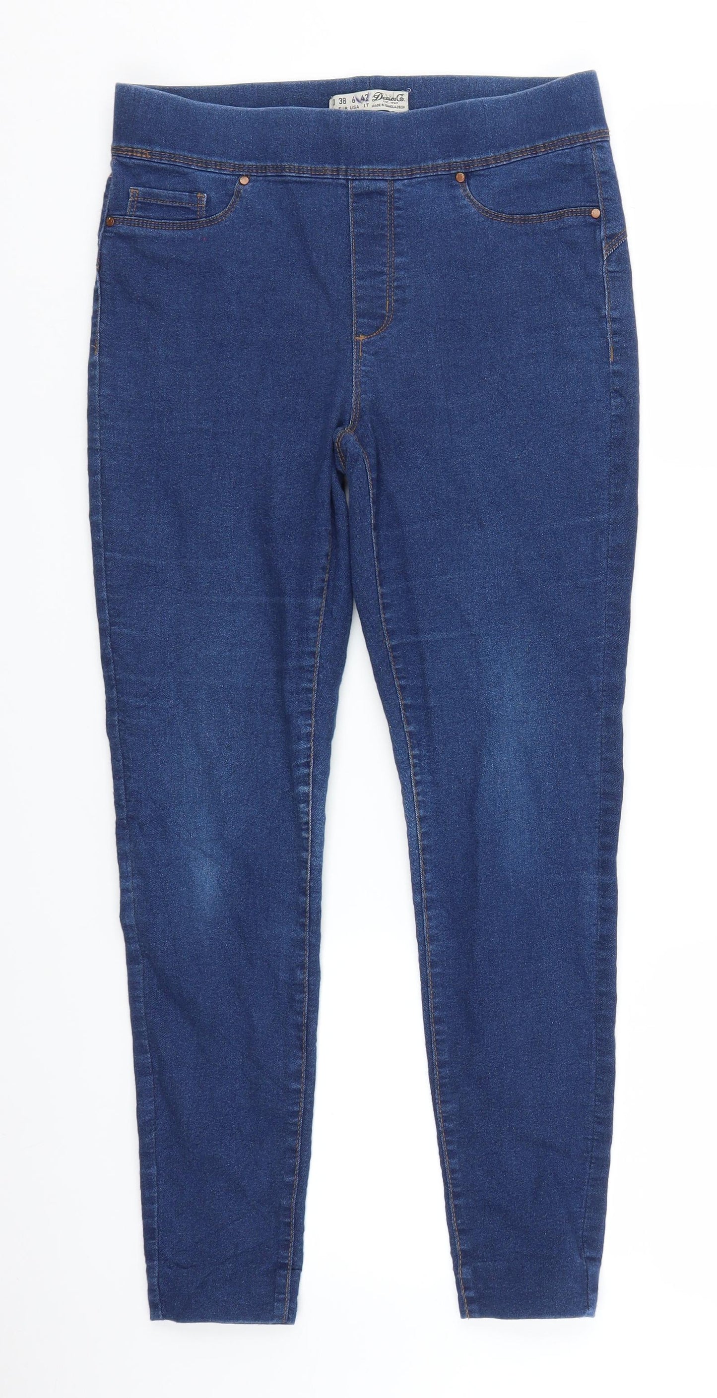 Primark Womens Blue  Denim Jegging Jeans Size 10 L25 in