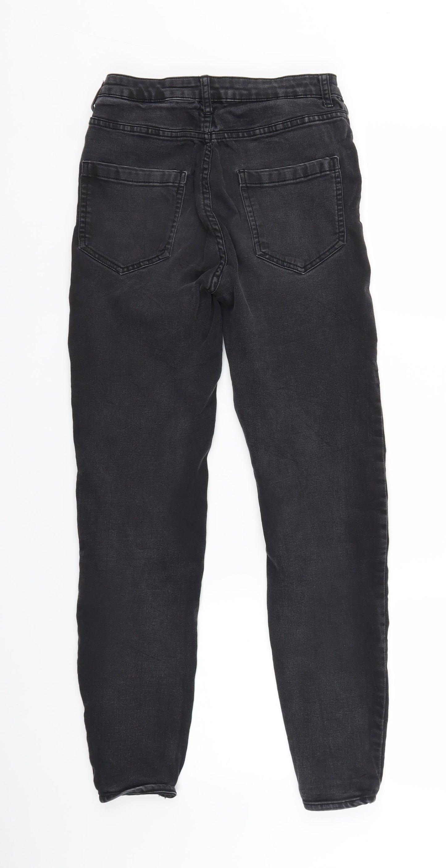 Avenue Womens Black  Denim Skinny Jeans Size 10 L26 in
