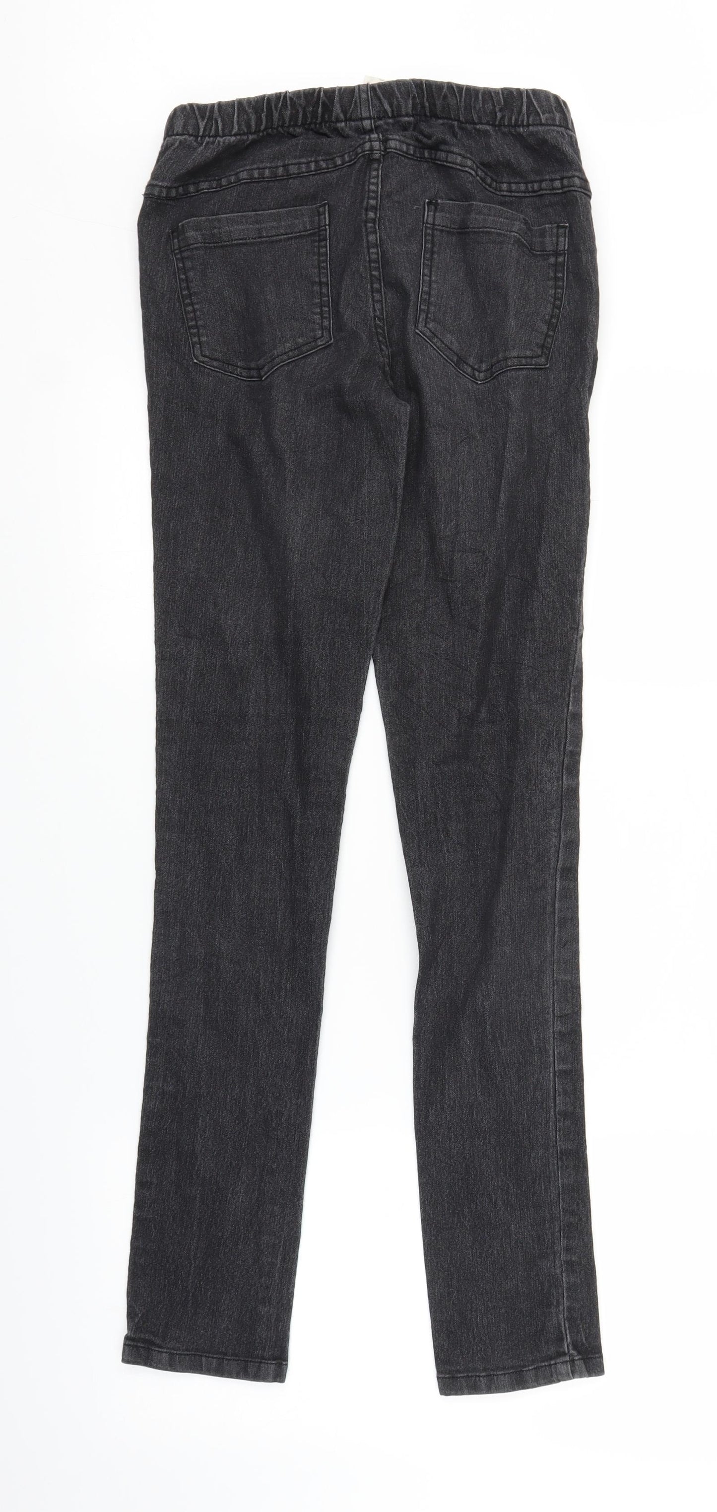 Pieces Womens Black  Denim Jegging Jeans Size M L30 in