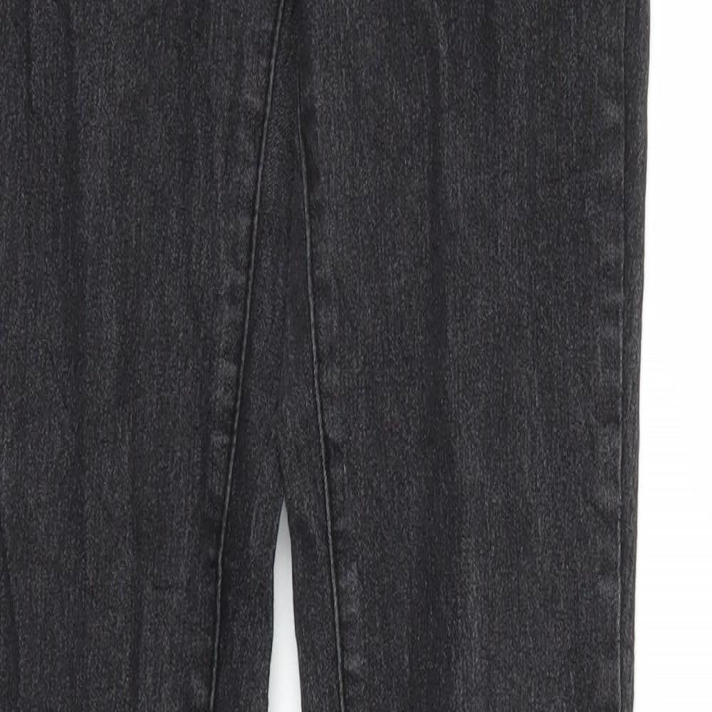Pieces Womens Black  Denim Jegging Jeans Size M L30 in