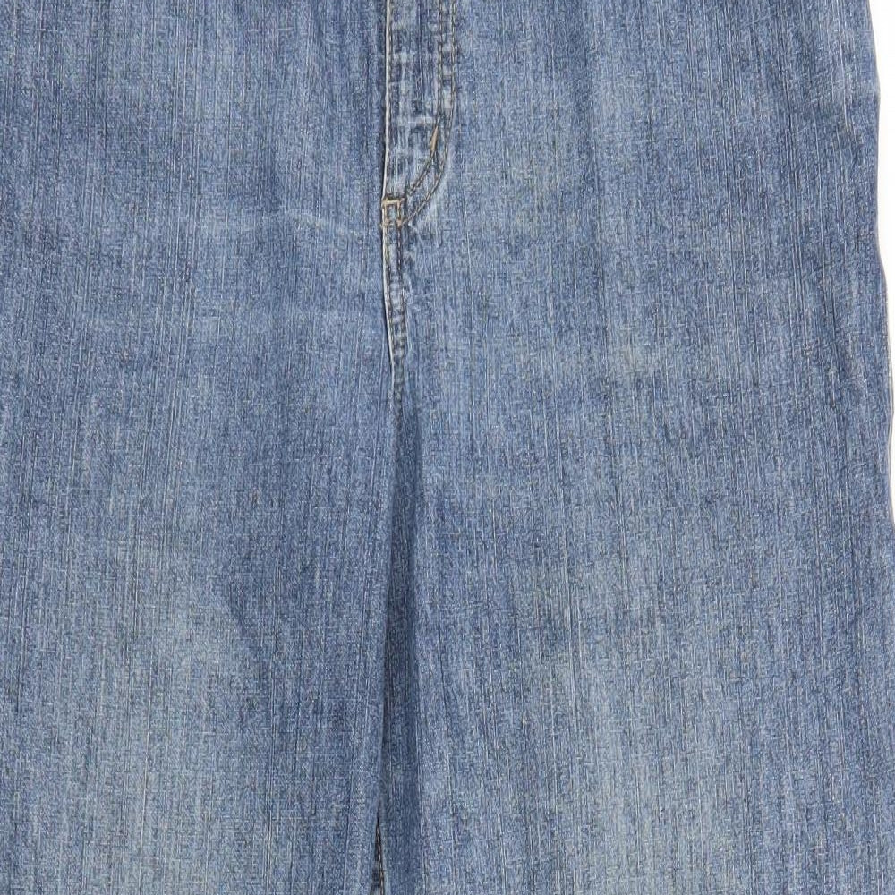 Orvis Womens Blue  Denim Straight Jeans Size 12 L27 in