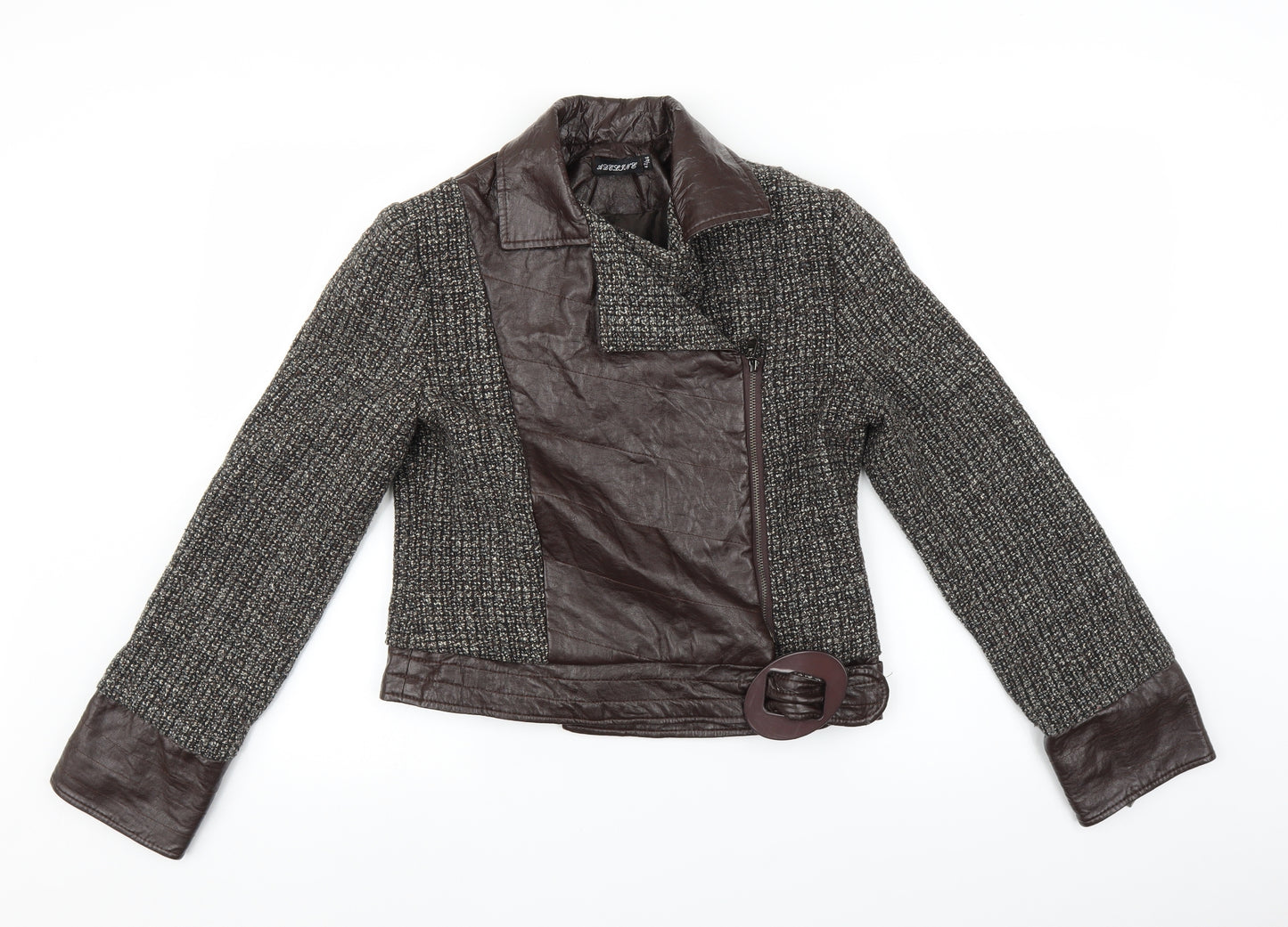 Adeline Womens Brown   Jacket  Size 14