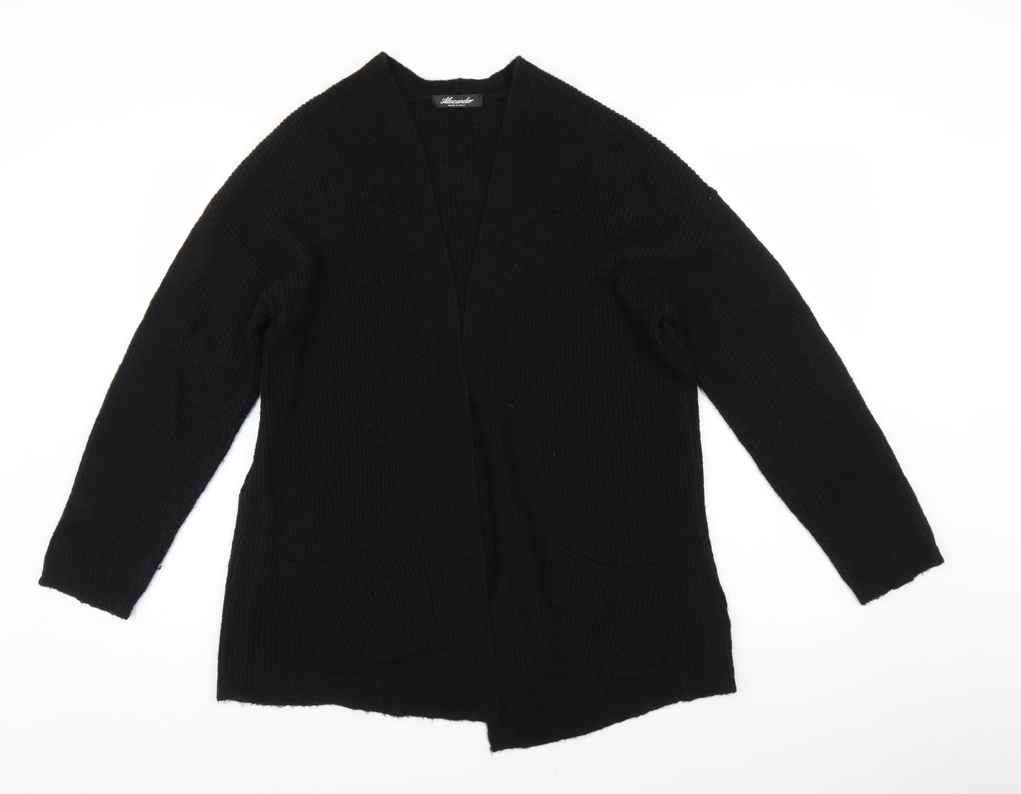Alexander Womens Black   Jacket Coatigan Size L
