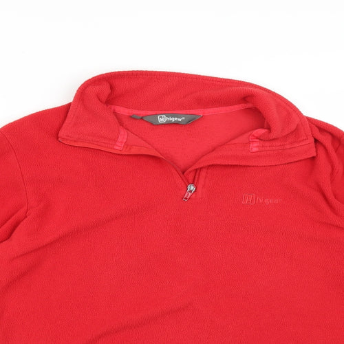 Hi Gear Womens Red   Pullover Sweatshirt Size 12