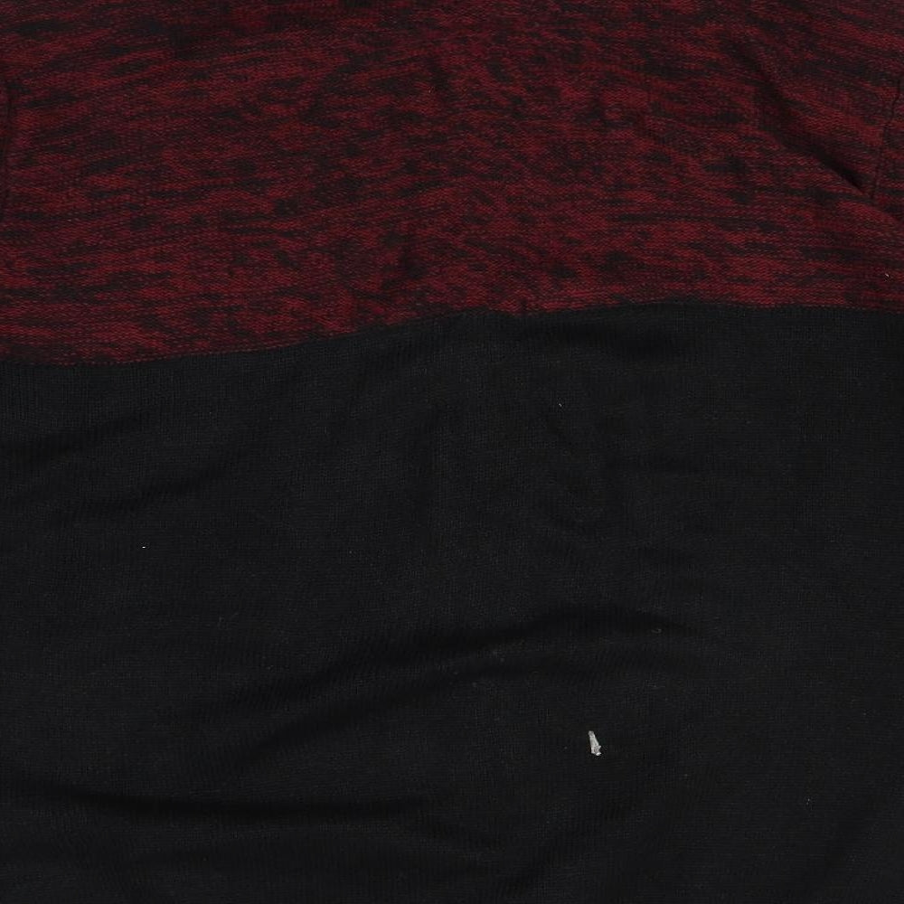 Kensington Mens Black  Knit Full Zip Sweatshirt Size XL