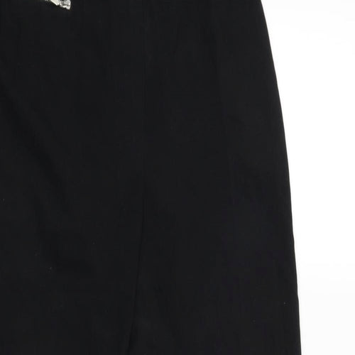 Marks and Spencer Womens Black   Trousers  Size 12 L26 in