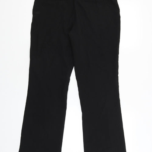 Dunnes Womens Black   Trousers  Size 10 L26 in