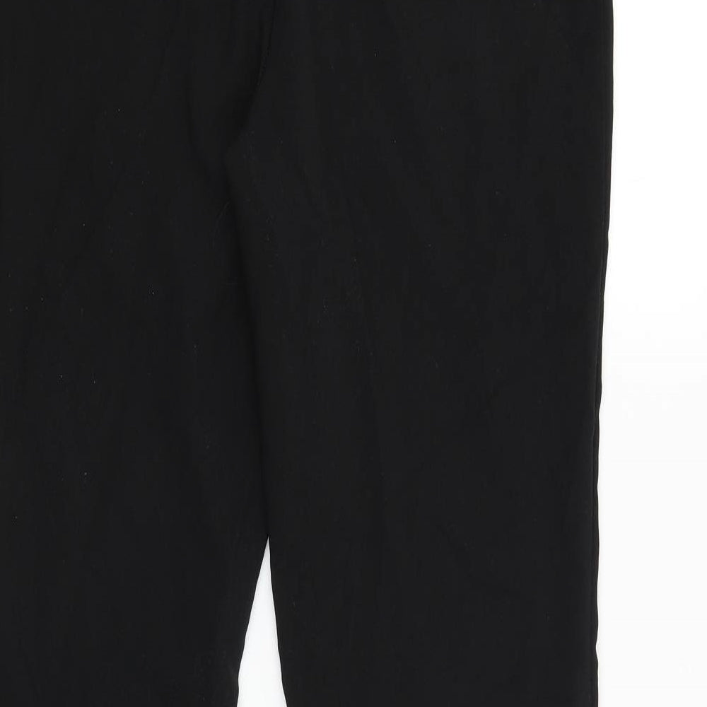 Dunnes Womens Black   Trousers  Size 10 L26 in
