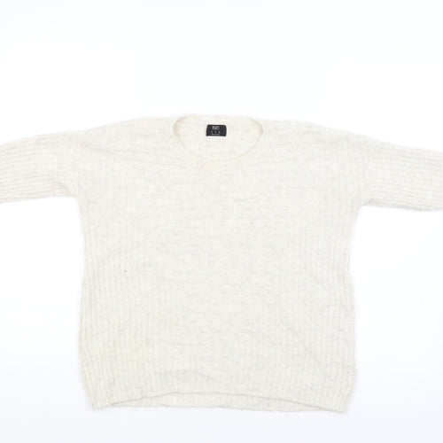 F&F Womens Beige   Pullover Jumper Size 8