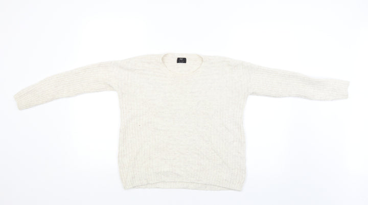 F&F Womens Beige Pullover Jumper Size 8