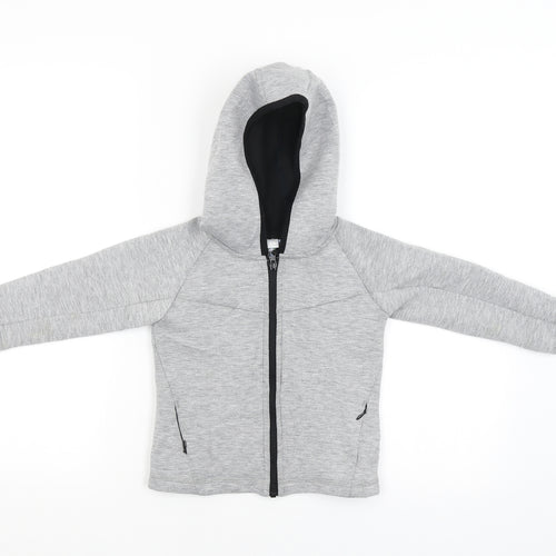 F&F Boys Grey   Full Zip Hoodie Size 2-3 Years