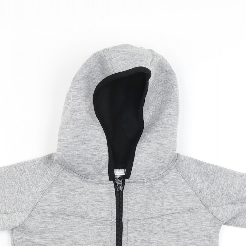 F&F Boys Grey   Full Zip Hoodie Size 2-3 Years