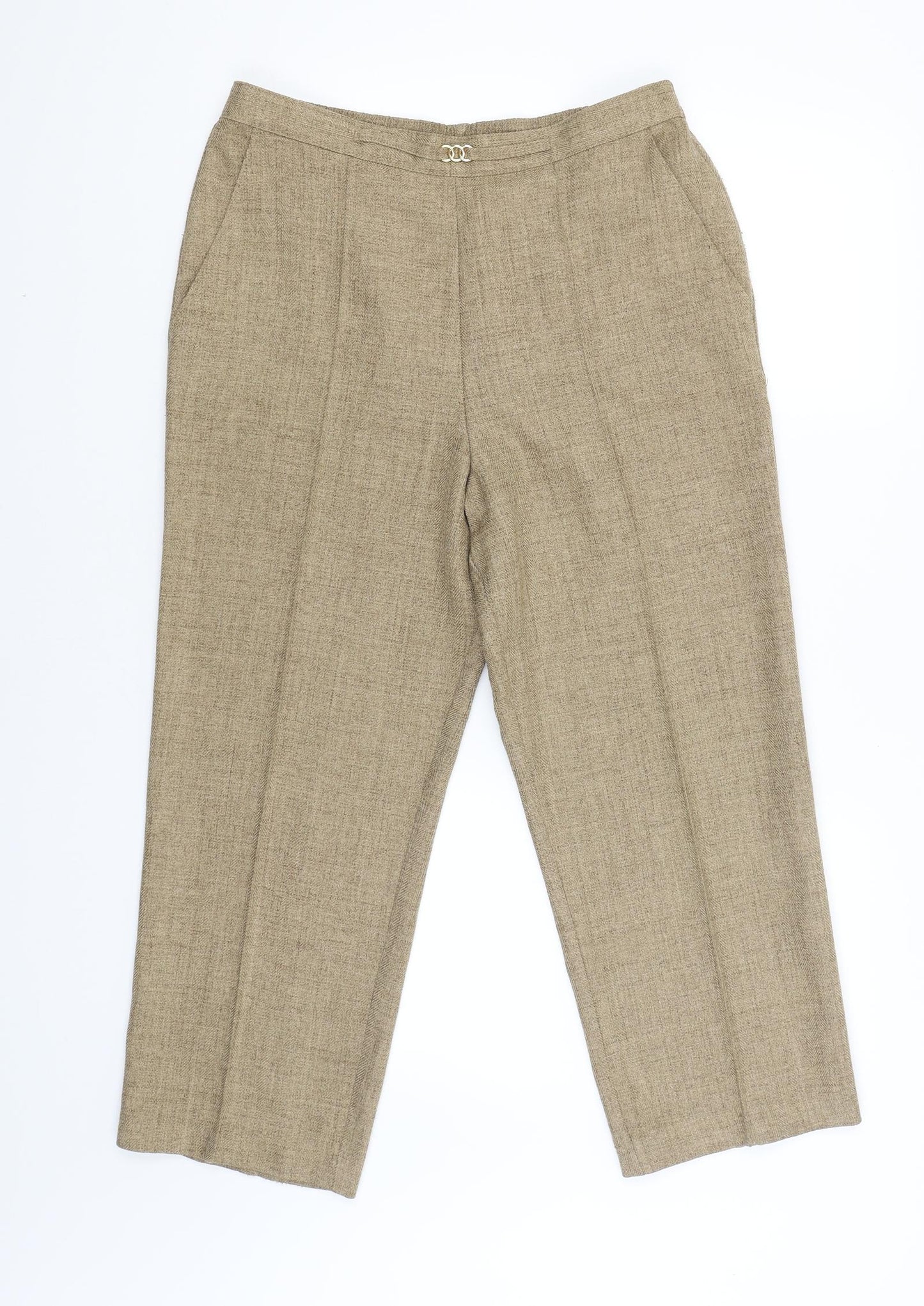Marks and Spencer Womens Brown   Jegging Trousers Size 12 L23 in