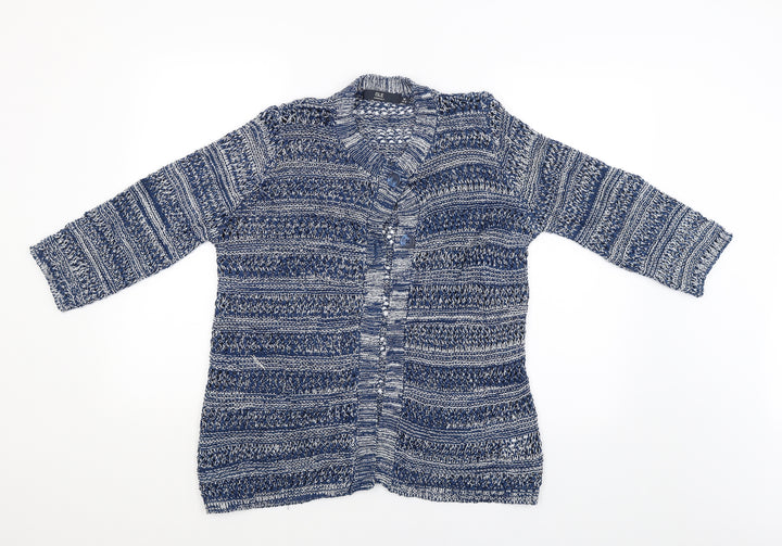 Isle Womens Blue   Cardigan Jumper Size 14