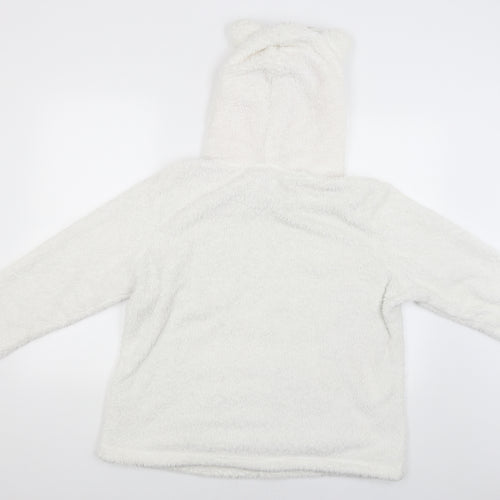 F&F Womens White   Pullover Hoodie Size 12