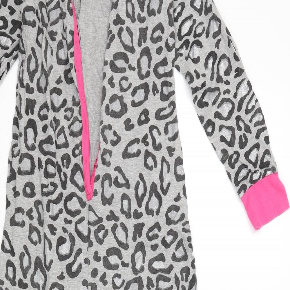 Keep cosy Womens Grey Animal Print  Babydoll One Piece Size 12