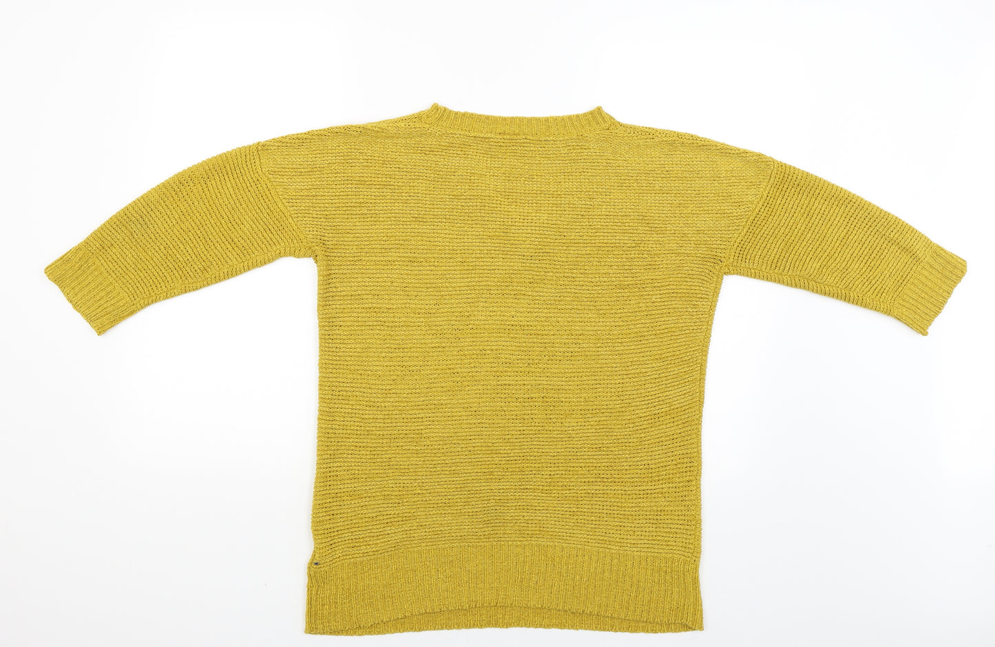 Wallis Womens Yellow   Pullover Jumper Size M