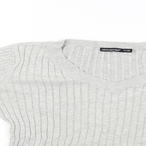 Atmosphere Womens Grey   Pullover Jumper Size 10