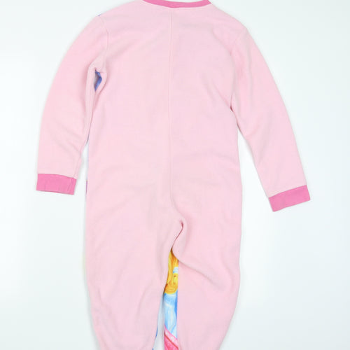 Disney Girls Pink Geometric  Top One Piece Size 5-6 Years  - Disney Princess