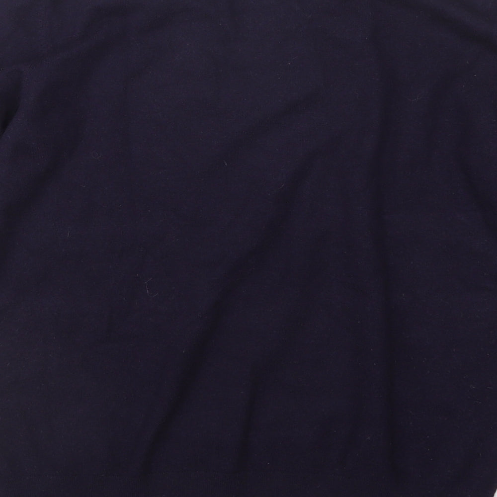 M&Co Womens Blue  Knit Pullover Jumper Size 14
