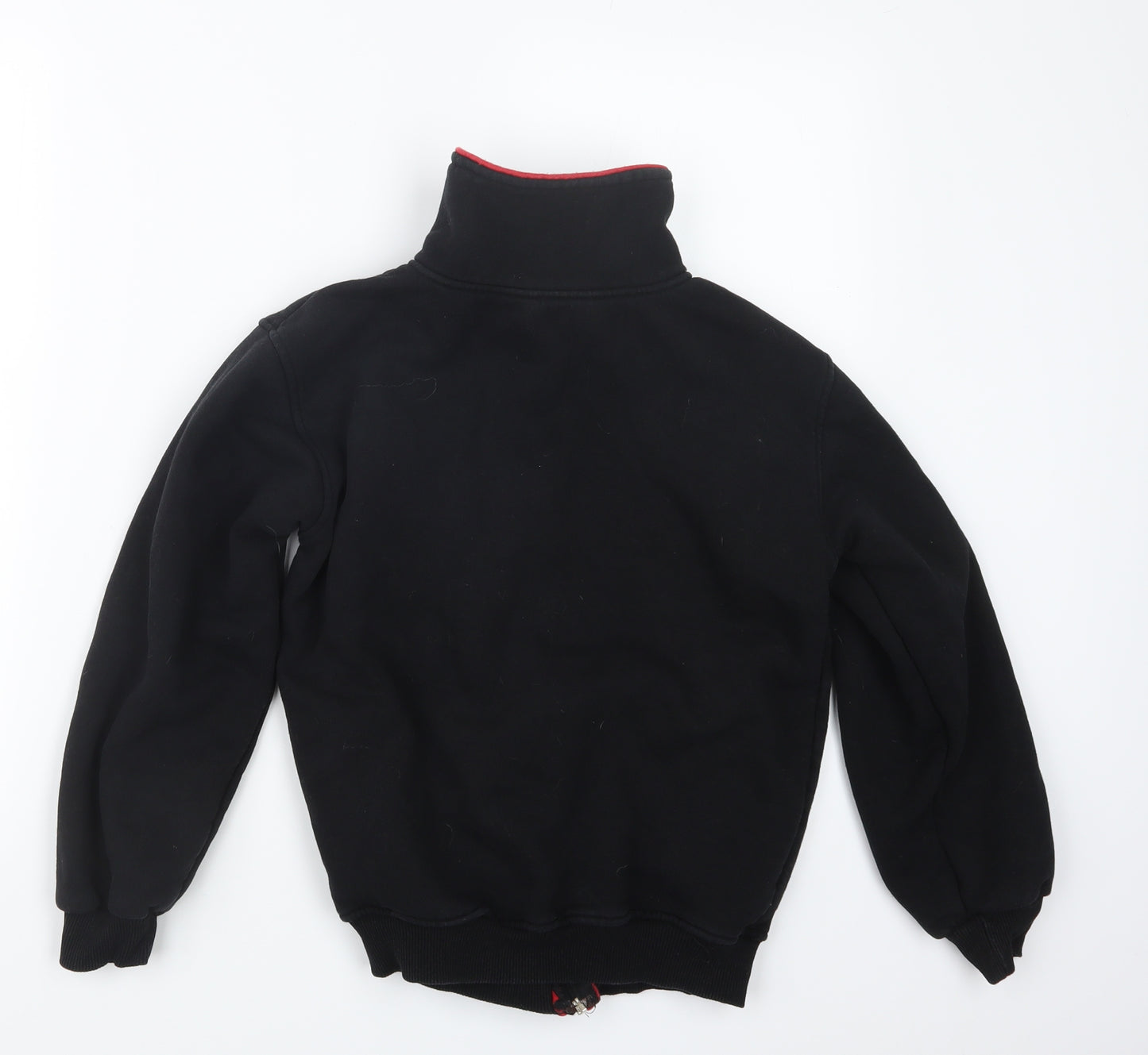 Preworn Boys Black   Jacket  Size 12 Years  - Manchester United