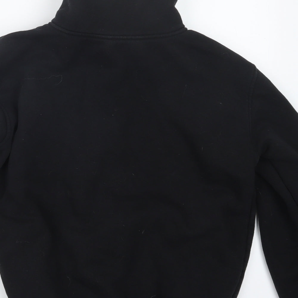 Preworn Boys Black   Jacket  Size 12 Years  - Manchester United