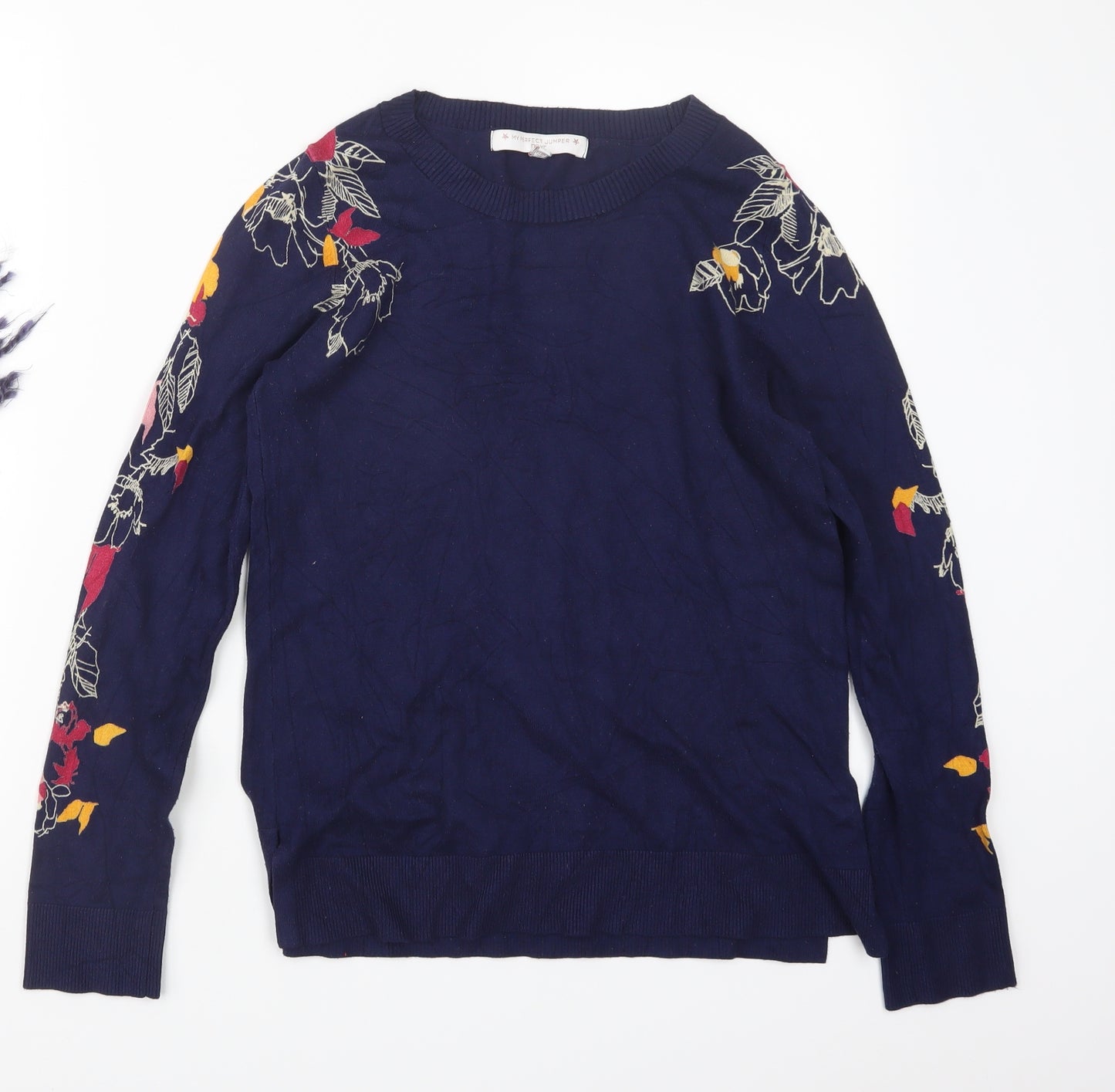 NEXT Womens Blue  Knit Pullover Jumper Size 10