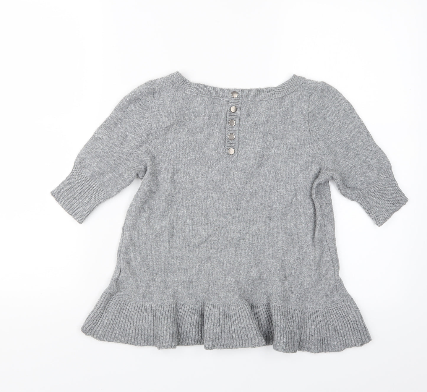 Hoxton Chic Womens Grey  Knit Pullover Jumper Size 10