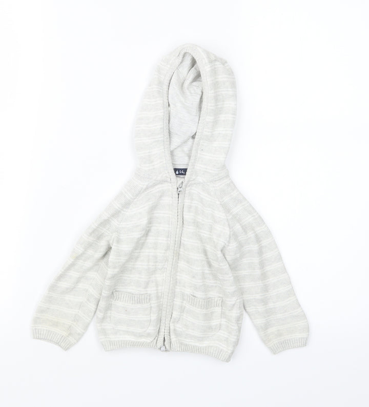 TU Boys Grey  Knit Jacket  Size 6-9 Months