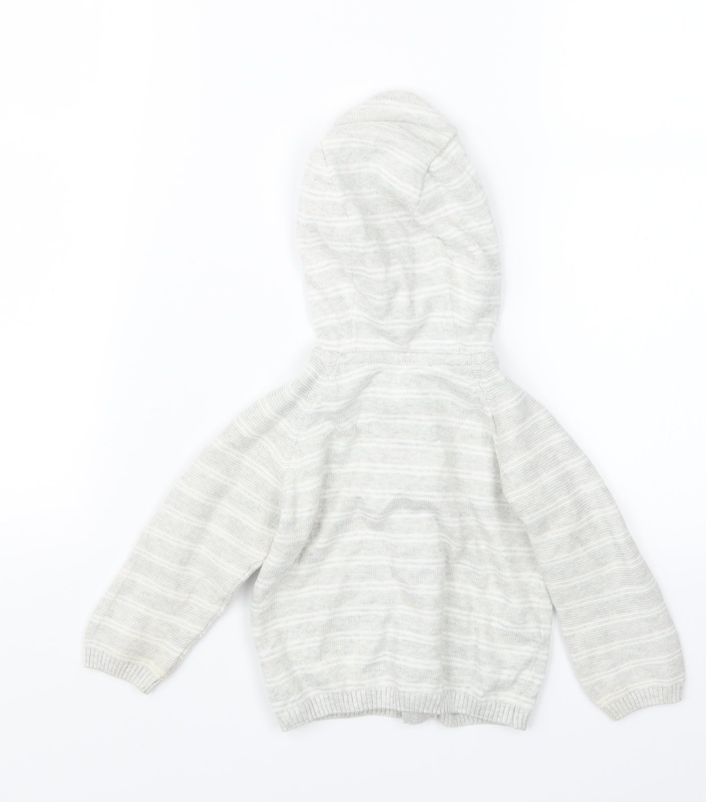 TU Boys Grey  Knit Jacket  Size 6-9 Months
