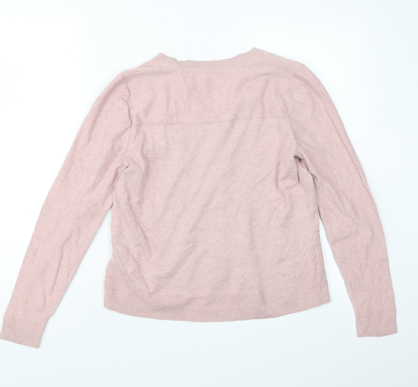 White Stuff Womens Pink  Knit Cardigan Jumper Size 14