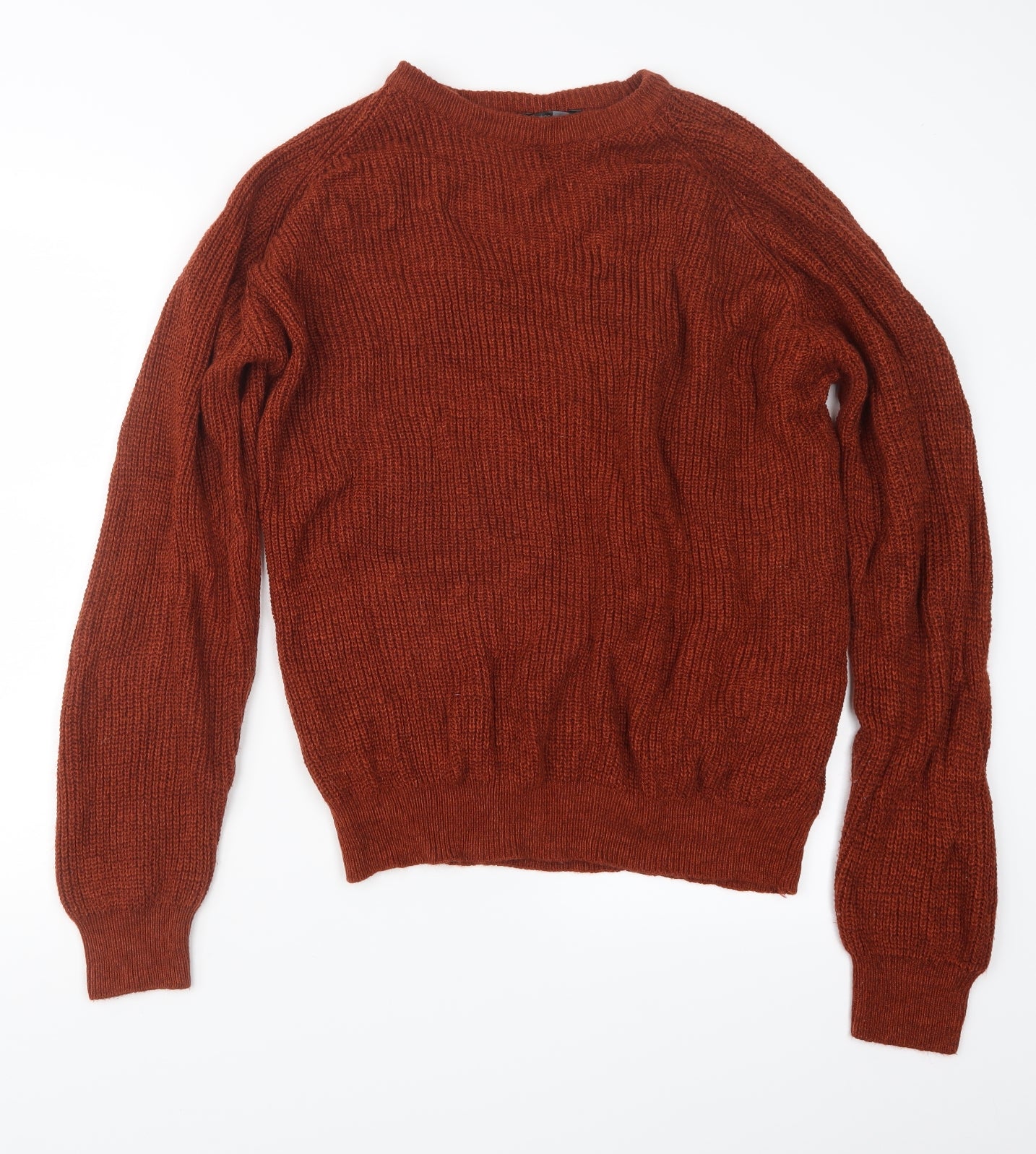 Pep&Co Mens Orange  Knit Pullover Jumper Size L