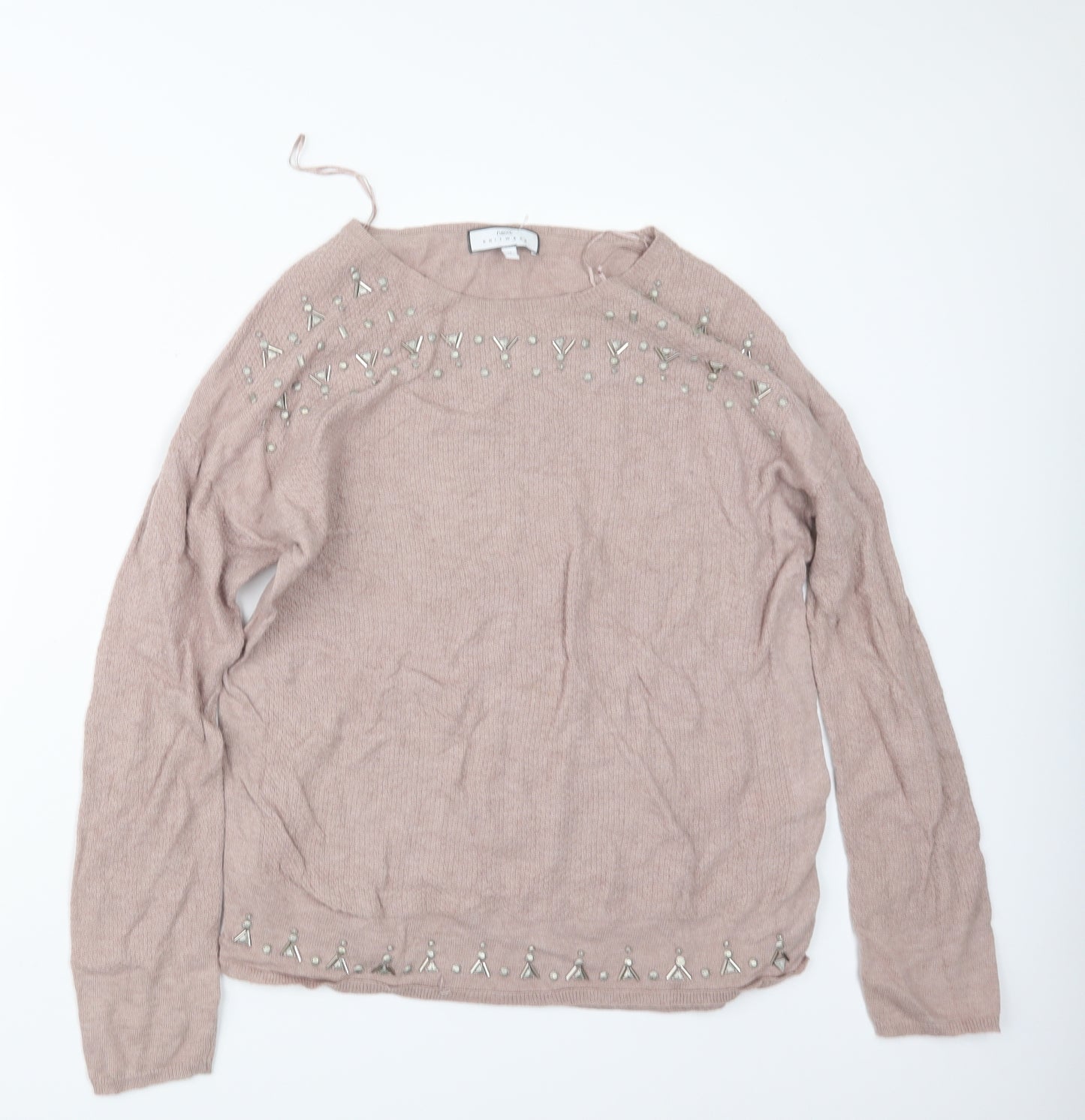 NEXT Womens Pink  Knit Pullover Jumper Size 14