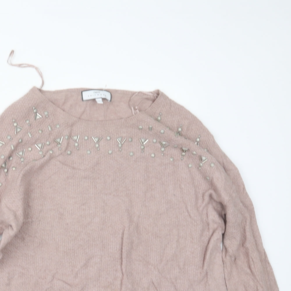 NEXT Womens Pink  Knit Pullover Jumper Size 14
