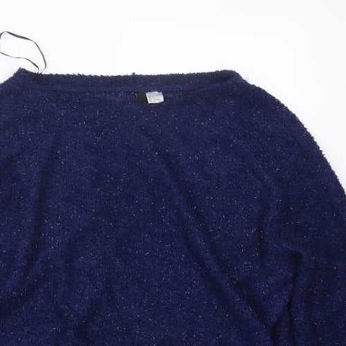 Divided by H&M Womens Blue  Knit Pullover Jumper Size L