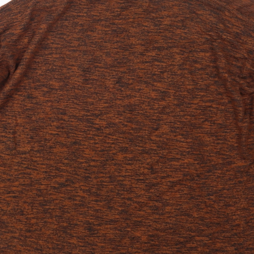 New Look Womens Brown   Basic T-Shirt Size S  - Open Shoulders